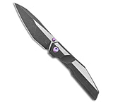 Image of Poikilo Blade Komodo Frame Lock Knife Dark SW Titanium 3.7 Dark SW 0B24A8F9