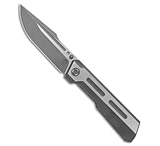 Image of Poikilo Blade Marlin Frame Lock Knife Brushed Dark SW Ti 3.7 Brushed Dark SW F4442E78