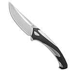 Image of Poikilo Blade Orca Frame Lock Knife Black/Gray Titanium 3.6 Pearlescent SW BC3969FD
