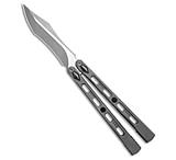 Image of Poikilo Blade PM1 Balisong Butterfly Knife Dark SW Ti Zirc Spacers 4.5 SW 288537AA
