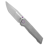 Image of Poikilo Blade Salvator Frame Lock Knife Pearlescent SW Ti 3.9 Pearlescent SW B9DE3322