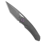 Image of Poikilo Blade Tero Frame Lock Knife Dark SW Titanium 3.4 Dark SW 28322A6B
