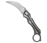 Image of Poikilo Blade Thorny Devil Frame Lock Knife Dark SW Ti/White CF 2.6 Dark SW 43EEF2BD
