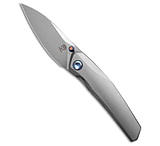Image of Poikilo Blade VK-ZEN S1 Frame Lock Knife Titanium/Blue Hardware 3.1 PSW BE871D33