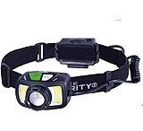 Image of Police Security Flashlights Twin Power USB-C Rechargeable Battery/AAA 900 Lumens LED Headlamp
