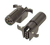 Image of Pollak 12-717EP 6 Way Round Pin To 4 Way Flat Adapter