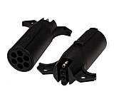 Image of Pollak 12-742EV 7 Way Round Pin To 4 Way Flat