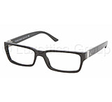 Image of Polo PH2033 SV Prescription Eyeglasses: Top Brown/Yellow Havana Frame / 54 mm Prescription Lenses