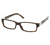 Image of Polo PH 2045 Eyeglasses Styles: Olive Green Transparent Frame w/Non-Rx 52 mm Lenses