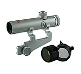 Image of Poly Technologies Ultralux 4-Power Scope Integral See-Thru Mount, Nickle