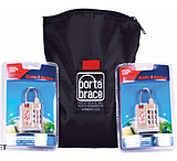 Image of Porta Brace TSA-SET - 2 TSA Locks and Padded Stuff Sack