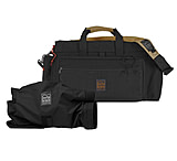 Image of Porta Brace DVO-2 DV Organizer Camera Case 18x10x10 with Quick Slick Mini camera cover and Lights