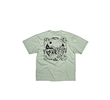 Image of Howl Campfires Skeleton Cowboys Heavyweight Tee - Sage C14E0A91