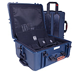 Image of PortaBrace PB-2750DK Superlite Hard Case with Wheels and Divider Kit 19x16x8 interior (Blue)