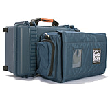 Image of PortaBrace PB-2550IC Superlite Wheeled Hard Case with Soft Interior Case 14x8x6 int. (Blue)