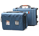 Image of PortaBrace PB-2650IC Superlite Wheeled Hard Case with Soft Interior Case 14x7x11 interior (Blue)