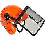 Image of Portwest Forestry Combi Kit - Hard Hat, Ear Muffs, Mesh Visor