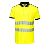 Image of Portwest PW3 Hi-Vis Polo Short Sleeve Shirt