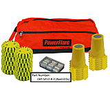 Image of Powerflare 12-Position Cone Adapter Kit with 12-Pack Soft Pack of Magnetic PowerFlare Lights