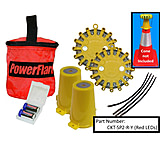 Image of Powerflare 2-Position Cone Adapter Kit with 2-Pack Soft Pack of Magnetic PowerFlare Lights