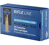 Ppu Ammo 8x56r Mannlicher 208gr. Fmj 20-pack