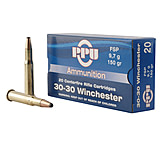 PPU Standard Rifle .30-30 Winchester 150 Grain Flat Soft Point Brass Cased Rifle Ammunition