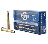 PPU Standard Rifle .30-30 Winchester 170 Grain Flat Soft Point Brass Cased Rifle Ammunition