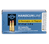 PPU Handgun .22 Remington Jet 45 Grain Soft Point Brass Cased Pistol Ammunition