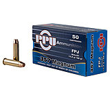 PPU Handgun .357 Magnum 158 Grain Flat Point Jacketed Brass Cased Pistol Ammunition