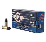 Image of PPU Handgun .38 S&amp;W 145 Grain Lead Round Nose Brass Cased Pistol Ammunition