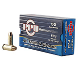 Image of PPU Handgun .40 S&amp;W 165 Grain Flat Point Jacketed Brass Cased Pistol Ammunition