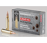 PPU PPRM5561 Rangemaster 5.56x45mm NATO 55 Gr Full Metal Jacket Boat Tail (FMJB