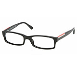 Image of Prada Linea Rosa Eyeglasses PS10AV with No-Line Progressive Rx Prescription Lenses