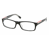 Image of Prada Linea Rosa Eyeglasses PS11AV with No-Line Progressive Rx Prescription Lenses