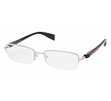 Image of Prada Linea Rosa Eyeglasses PS51BV with No-Line Progressive Rx Prescription Lenses