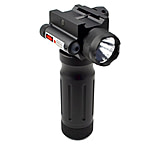Image of Sniper 260 Lumens Aluminum Fore Grips with Flashlight and Red Laser Sight