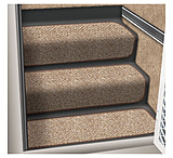 Image of Prest-O-Fit 5-3088 Decorian Step Huggers RV Landing Step Rug - 10in x 23.5in