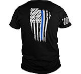Image of Printedkicks Printed Kicks Thin Blue Line Bttl Flg Men's T-shirt