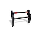Image of Pro-Gard Industries Black Powder Coated Steel, Standard Push Bumper W/ Intergrated, Two Head, All Blue Led Ion's