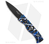 Image of Pro-Tech Knives Custom TR-2 Splash Skull 3.00in Automatic Folding Knife