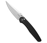 Image of Pro-Tech Knives Pro-Tech Avalon Button Lock Knife Knurled Black Al 4.25 Stonewash MagnaCut 88656AE8