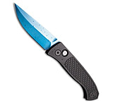 Image of Pro-Tech Knives Pro-Tech Brend Automatic Knife Black Diamond Texture Aluminum 3.1 Sapphire 7C137832