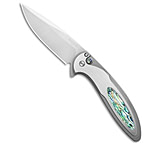 Image of Pro-Tech Knives Pro-Tech Custom Cambria Knife Steel + Abalone Inlay 3.5 Stonewash 173D27CC