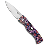 Image of Pro-Tech Knives Pro-Tech Custom TR-2 Skull Surprise PK Print Ano #9 Satin Blade Show 2018 9D0D3606