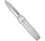 Image of Pro-Tech Knives Pro-Tech Dark Angel Steel OTF Automatic Knife w/ Abalone 3.7 Stonewash Plain 50717AAE