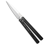 Image of Pro-Tech Knives Pro-Tech FlyFather 2 Balisong Butterfly Knife Black Aluminum 4 Satin 2B55513D