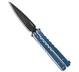 Image of Pro-Tech Knives Pro-Tech FlyFather Balisong Butterfly Knife Blue w/ Clip Black FF2-DLC 5AFFD83A