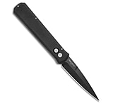 Image of Pro-Tech Knives Pro-Tech Godfather Automatic Knife Black Left Hand 4 Black 921-LH 03C92F26