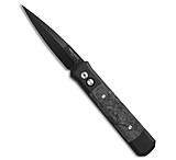 Image of Pro-Tech Knives Pro-Tech Godfather Automatic Knife Black/Marbled CF 4 Black 905-M 374D56BE