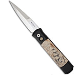 Image of Pro-Tech Knives Pro-Tech Godfather Automatic Knife Black w/ Tiger Coral 4 Polished Plain C30D0162